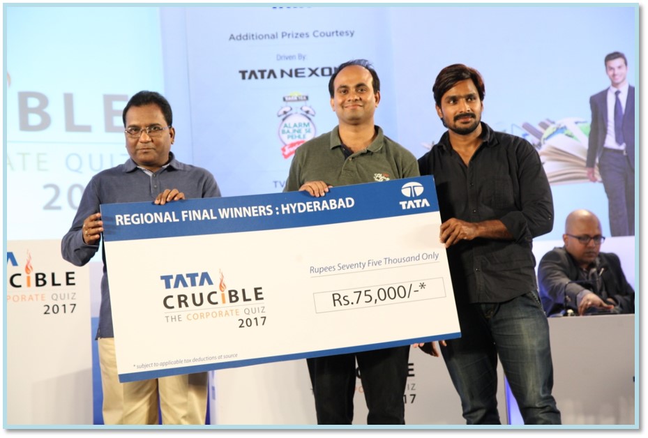 Tata Crucible Campus Quiz 2017 hyderabadcor