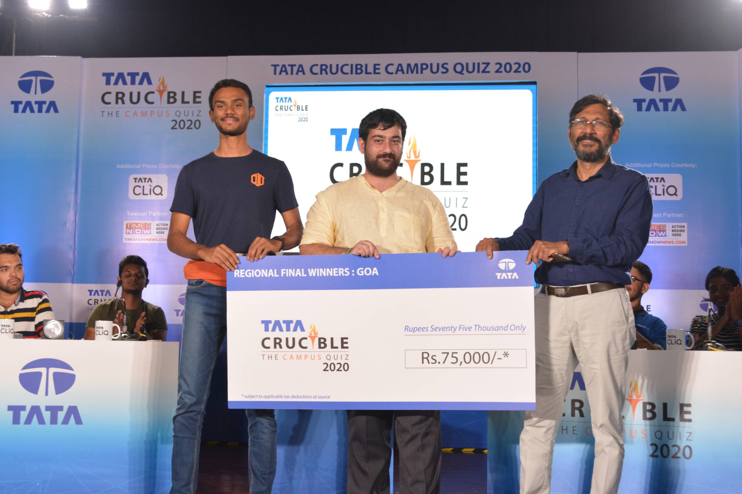 Tata Crucible Campus Quiz 2020 goacam