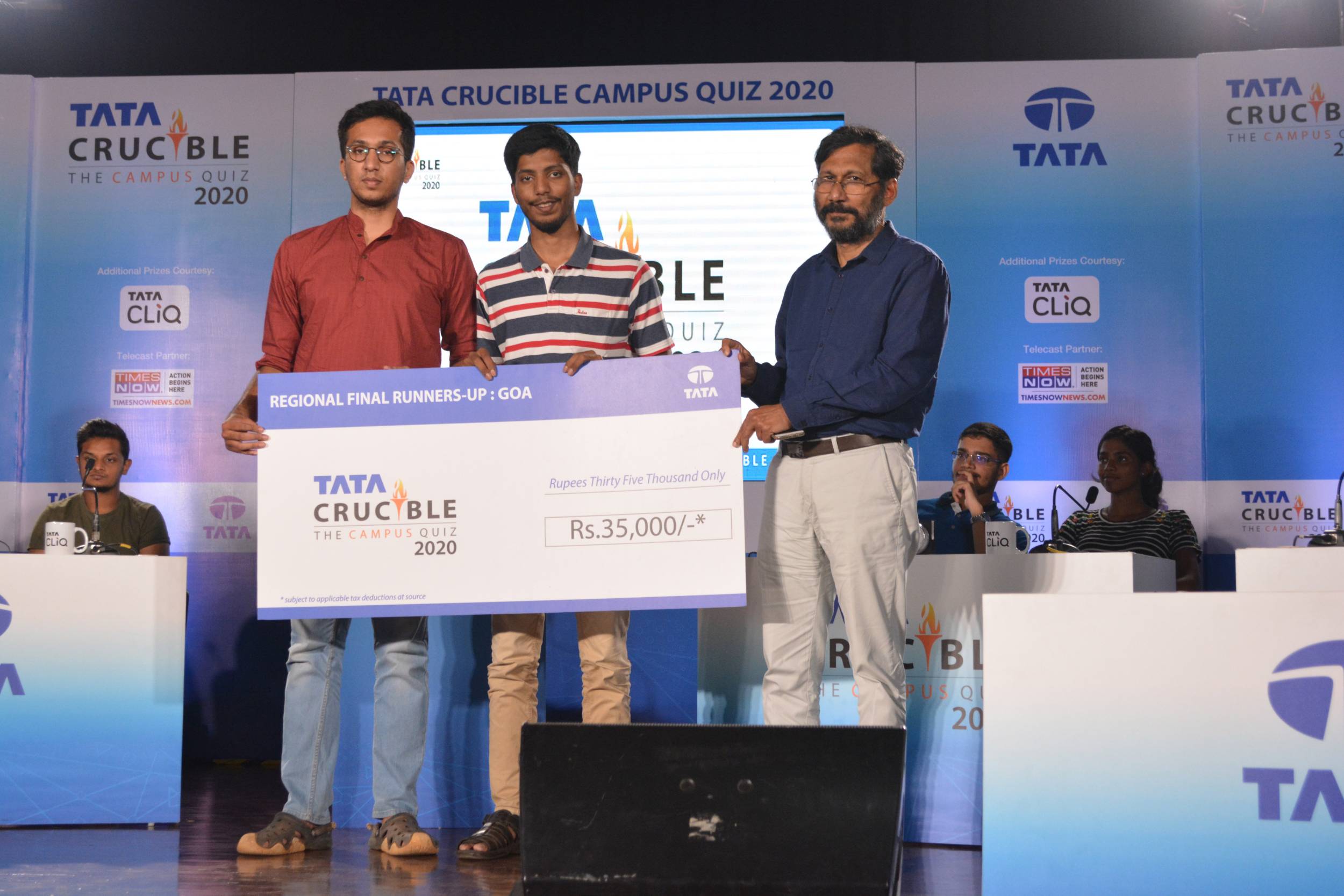 Tata Crucible Campus Quiz 2020 goacam