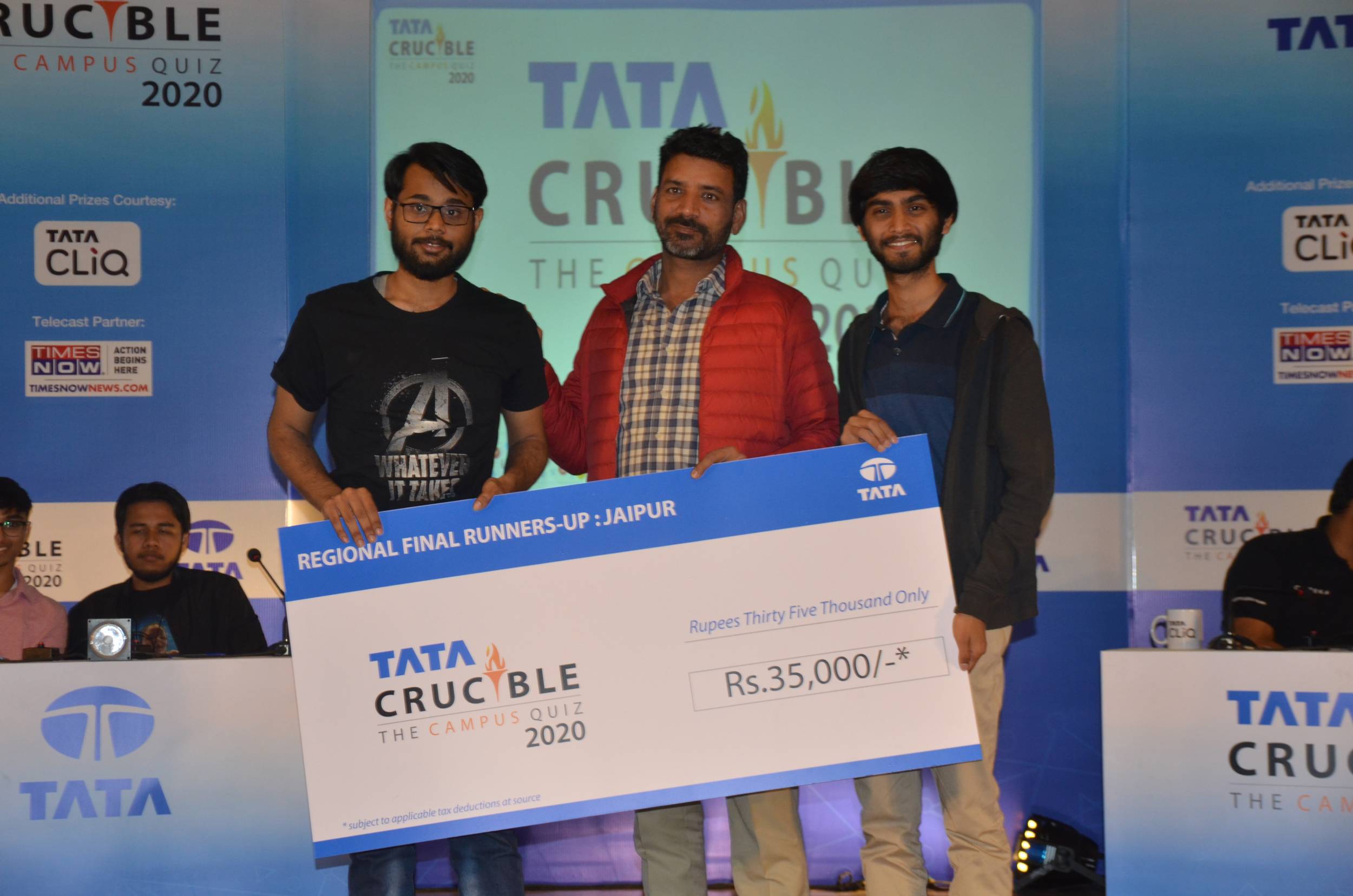 Tata Crucible Campus Quiz 2020 jaipurcam