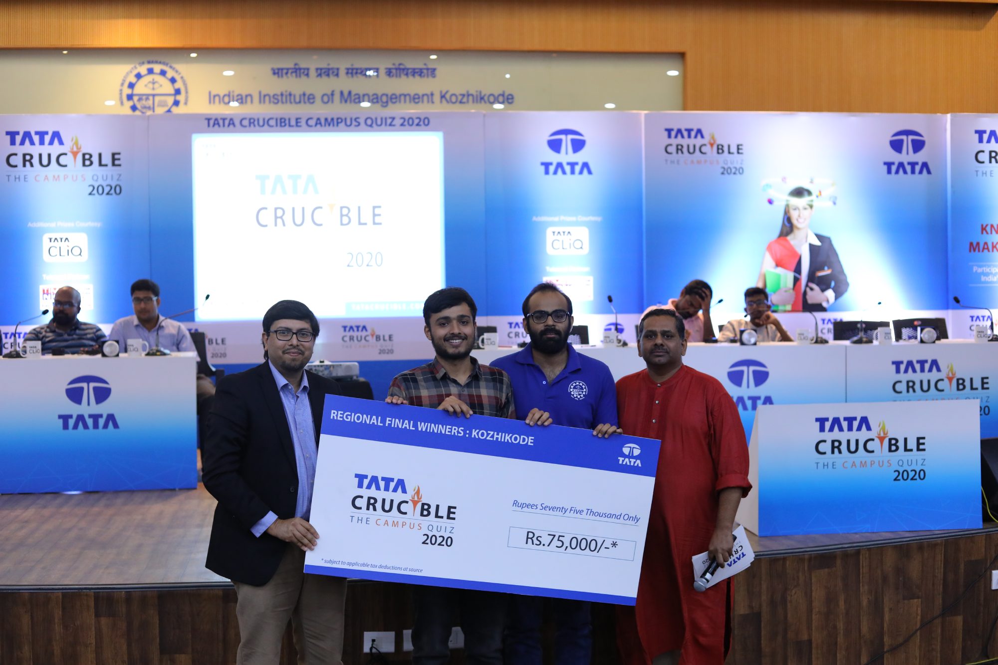 Tata Crucible Campus Quiz 2020 calicutcam