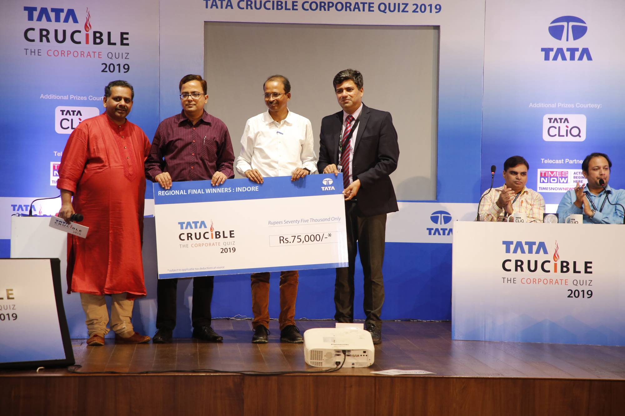 Tata Crucible Campus Quiz 2019 indorecor