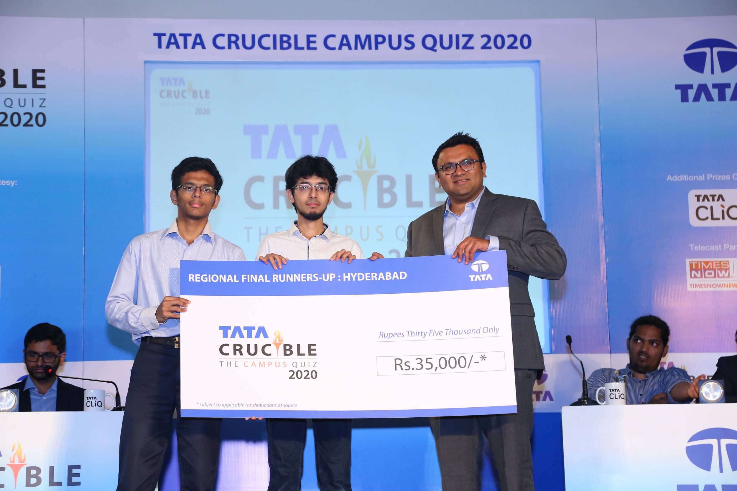 Tata Crucible Campus Quiz 2020 hyderabadcam