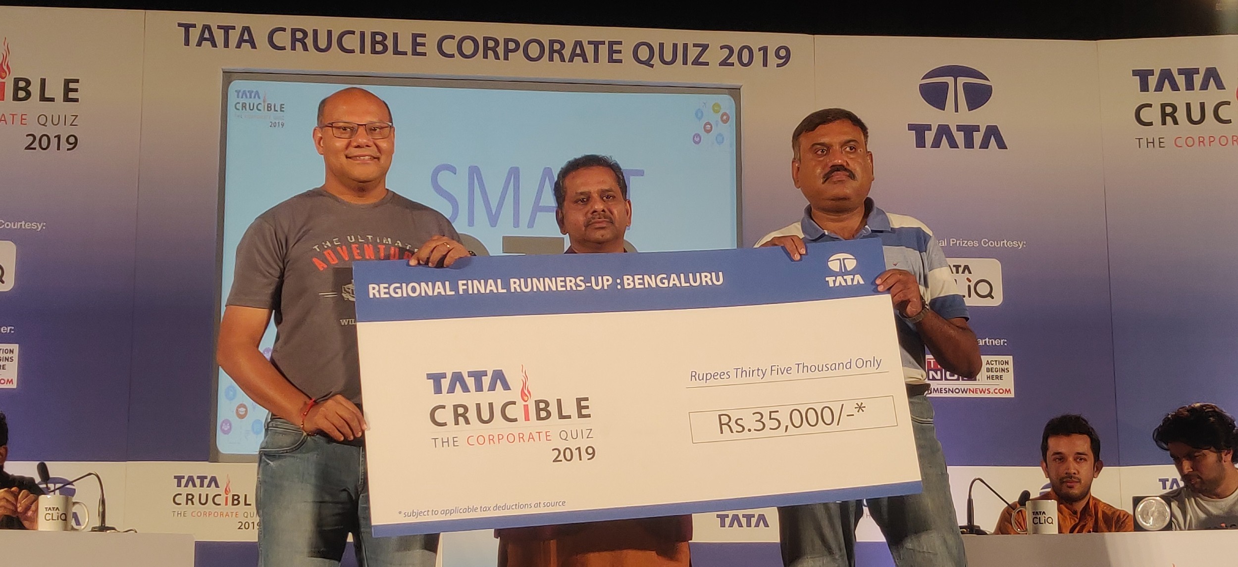 Tata Crucible Campus Quiz 2019 bengalurucor