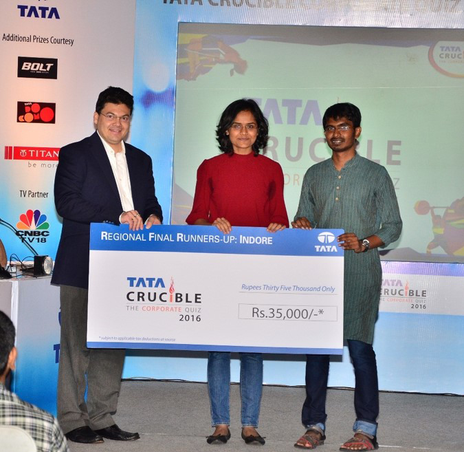 Tata Crucible Campus Quiz 2016 indore