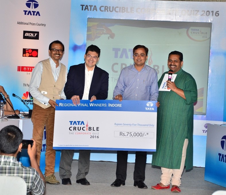 Tata Crucible Campus Quiz 2016 indore