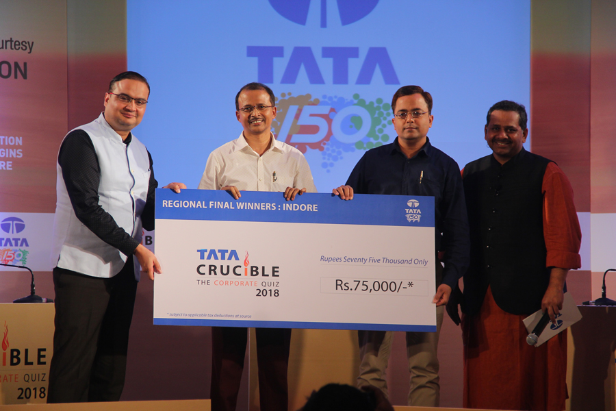 Tata Crucible Campus Quiz 2018 indorecor