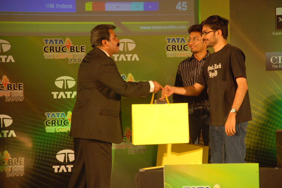 Tata Crucible Campus Quiz 2009 indore