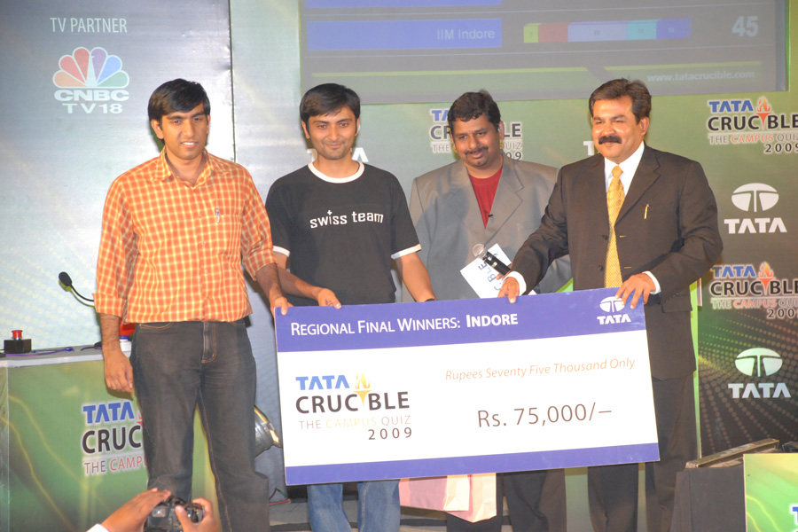 Tata Crucible Campus Quiz 2009 indore