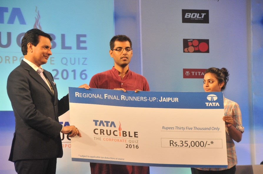 Tata Crucible Campus Quiz 16 jaipur