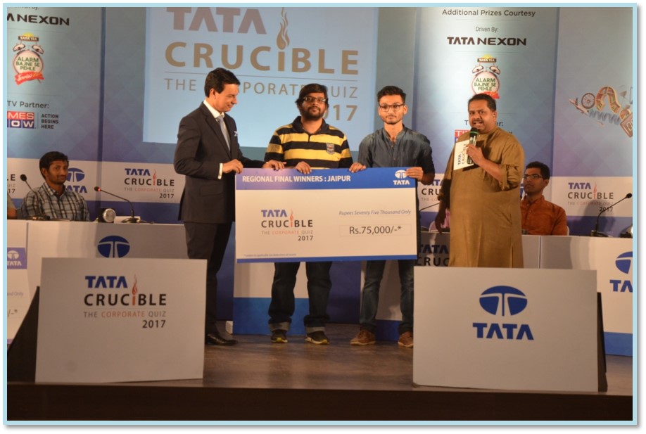 Tata Crucible Campus Quiz 2017 jaipurcor