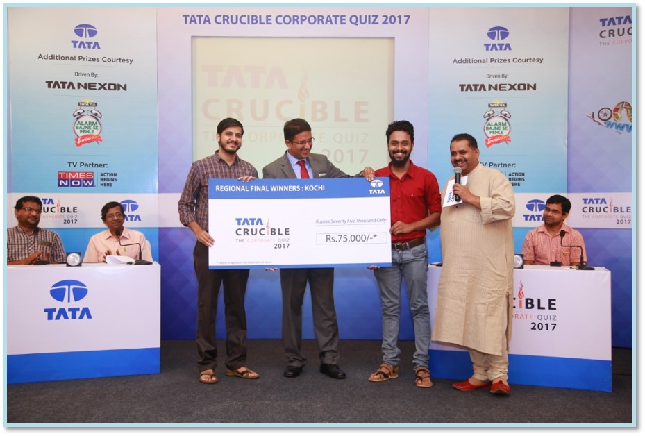 Tata Crucible Campus Quiz 2017 kochicor
