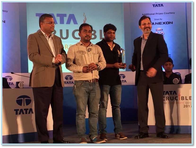 Tata Crucible Corporate Quiz Results For Winners - Capgemini, Kolkata 