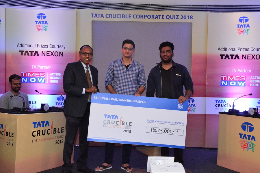 Tata Crucible Campus Quiz 2018 nagpurcor