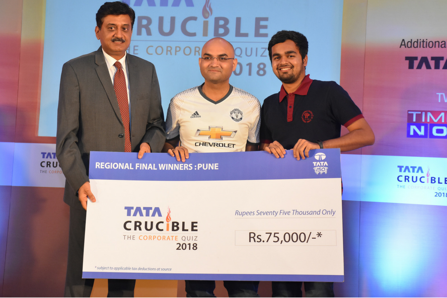 Tata Crucible Campus Quiz 2018 punecor