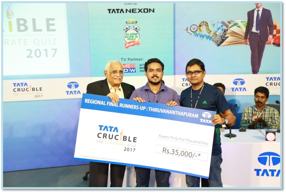 Tata Crucible Campus Quiz 2017 trivandrumcor