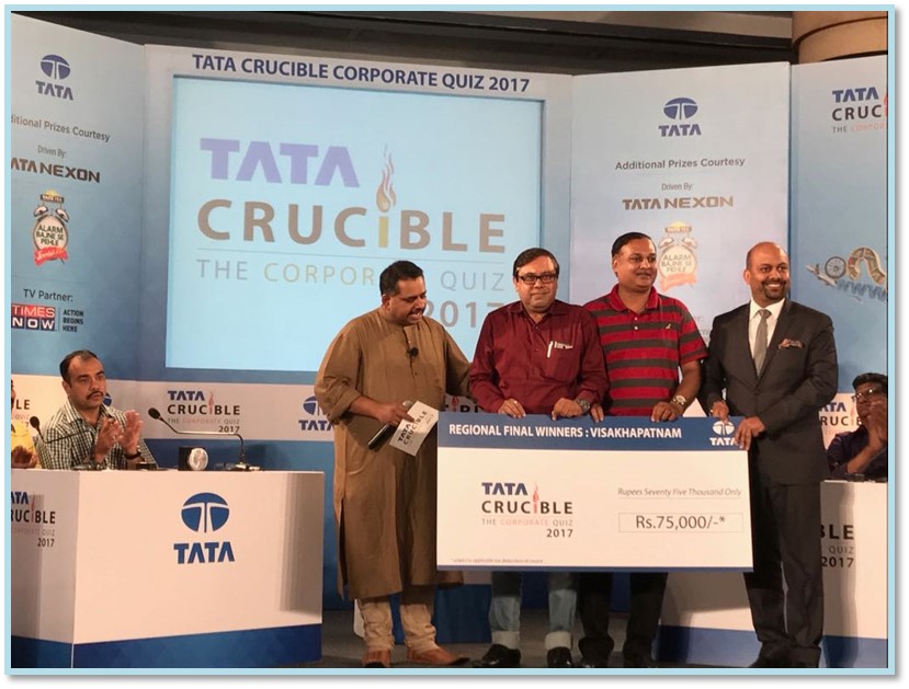 Tata Crucible Campus Quiz 2017 visakhapatnamcor