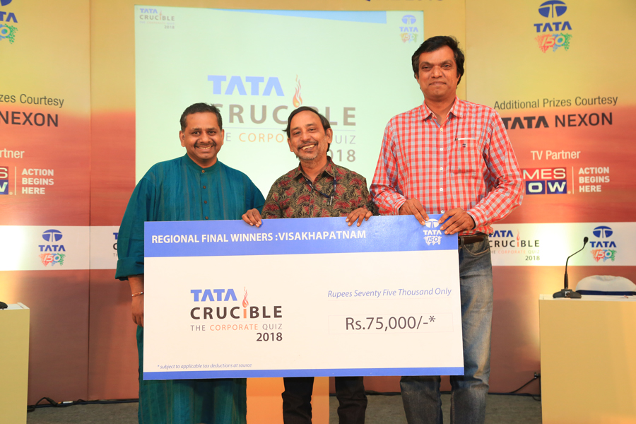 Tata Crucible Campus Quiz 2018 visakhapatnamcor