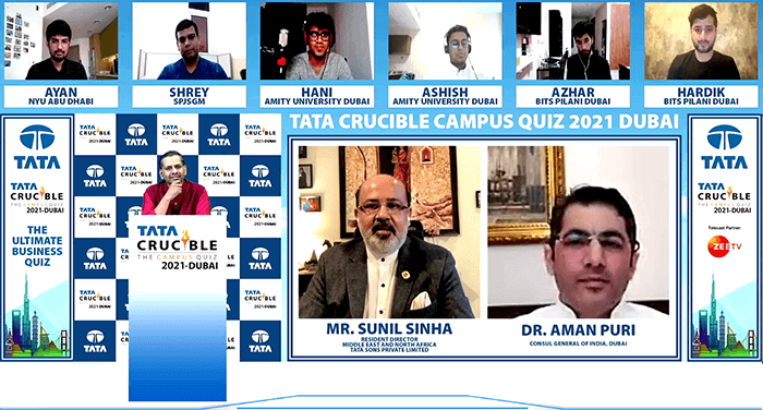 Tata Crucible Campus Quiz 2021 UAE - Winners