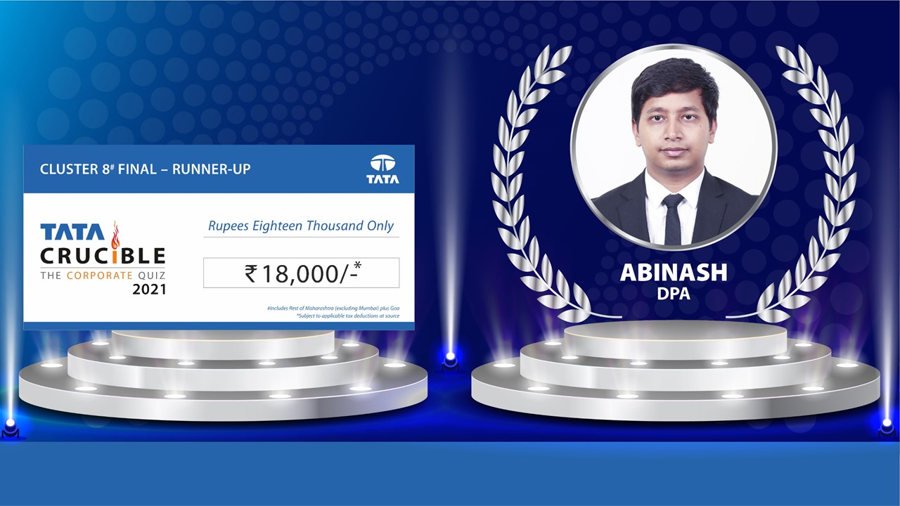 Tata Crucible Campus Quiz final shubh