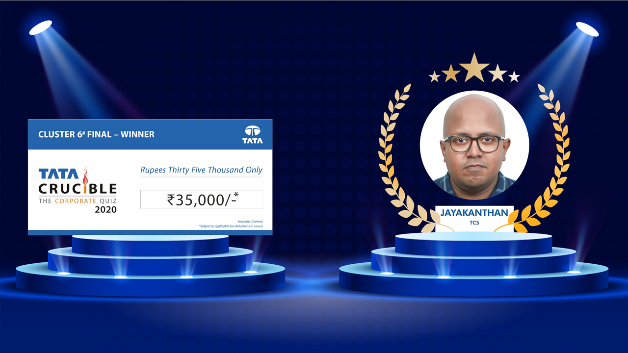 Tata Crucible Campus Quiz chennai tcs