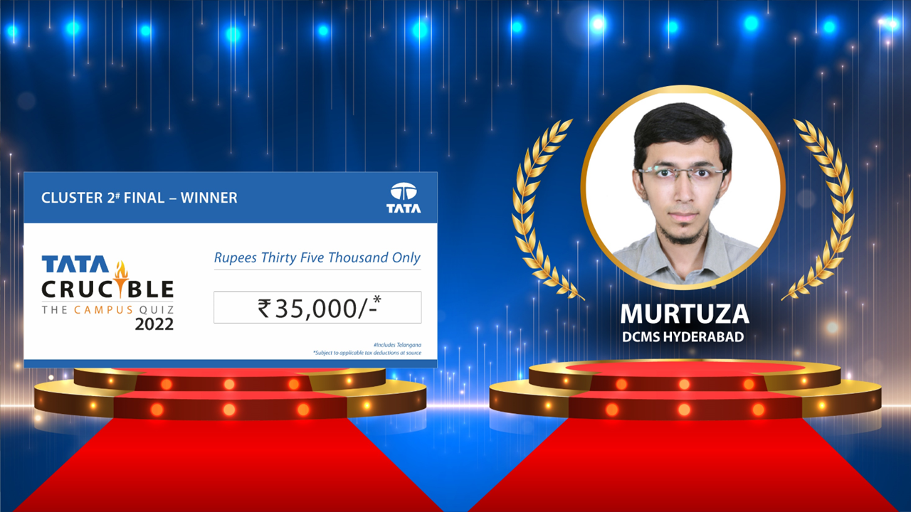 Tata Crucible Campus Quiz finals dcms
