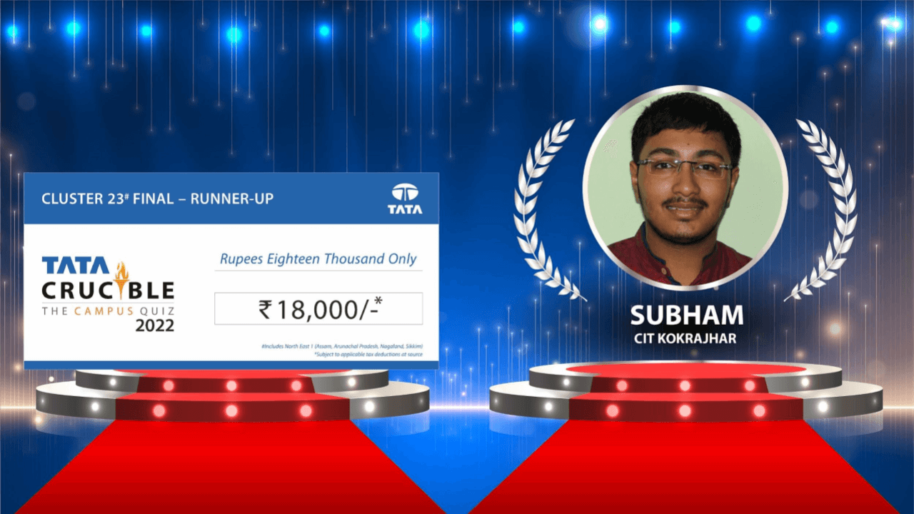 Tata Crucible Campus Quiz dominates national
