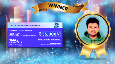 Tata Crucible Campus Quiz 1 cluster