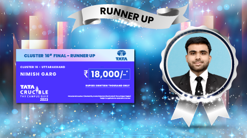 Tata Crucible Campus Quiz winner cluster