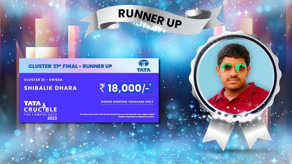 Tata Crucible Campus Quiz winner cluster