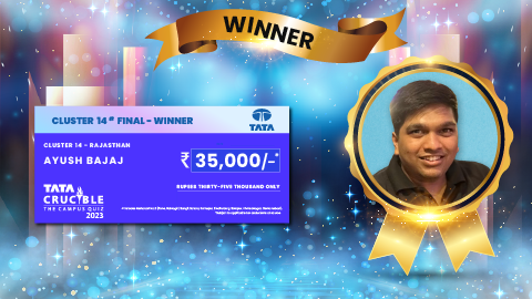 Tata Crucible Campus Quiz winner cluster