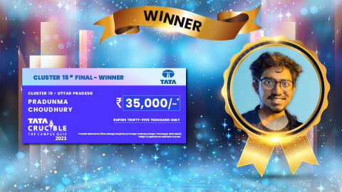 Tata Crucible Campus Quiz winner cluster