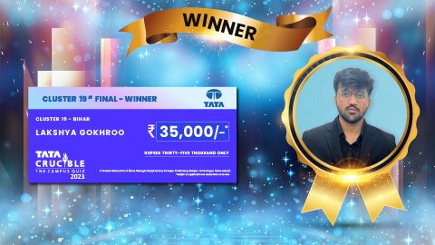 Tata Crucible Campus Quiz winner cluster