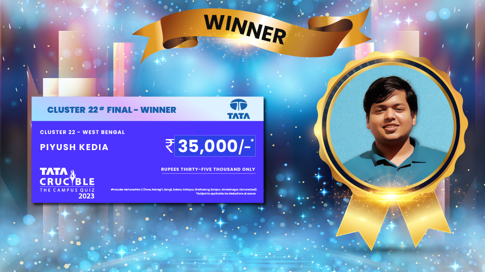 Tata Crucible Campus Quiz winner cluster