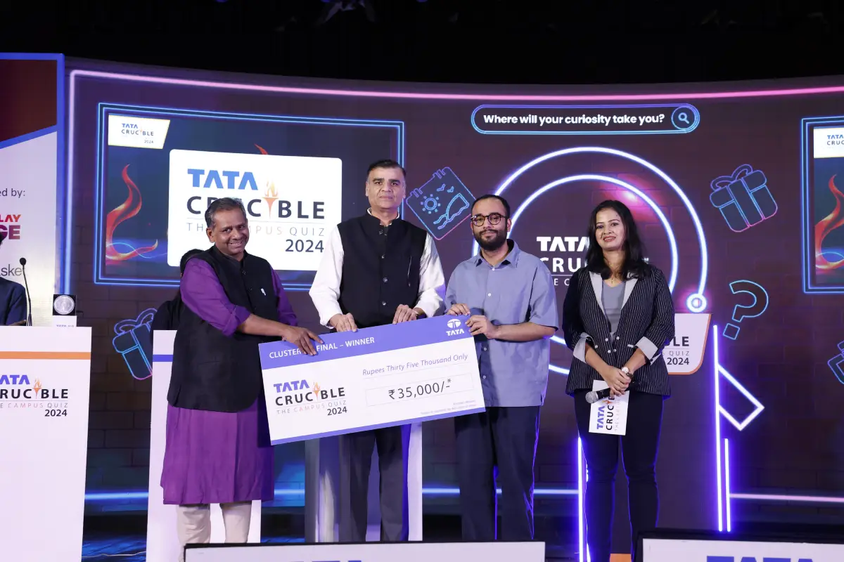 Tata Crucible Campus Quiz finals achintya