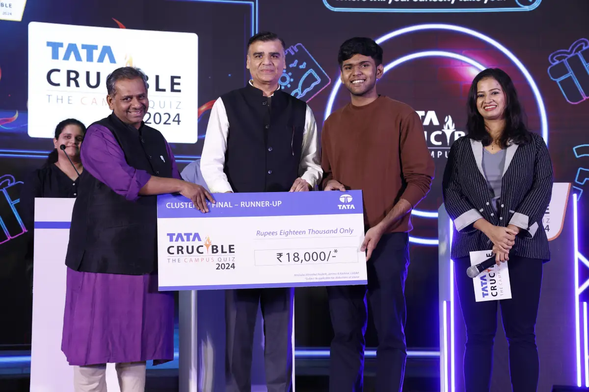 Tata Crucible Campus Quiz finals sanjeev