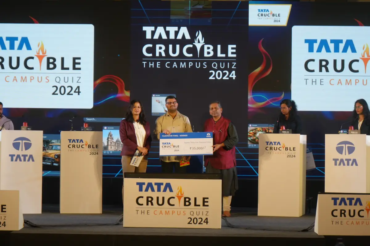 Tata Crucible Campus Quiz finals adarsh