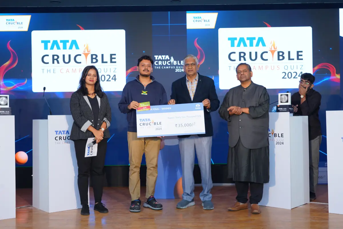 Tata Crucible Campus Quiz finals akshay