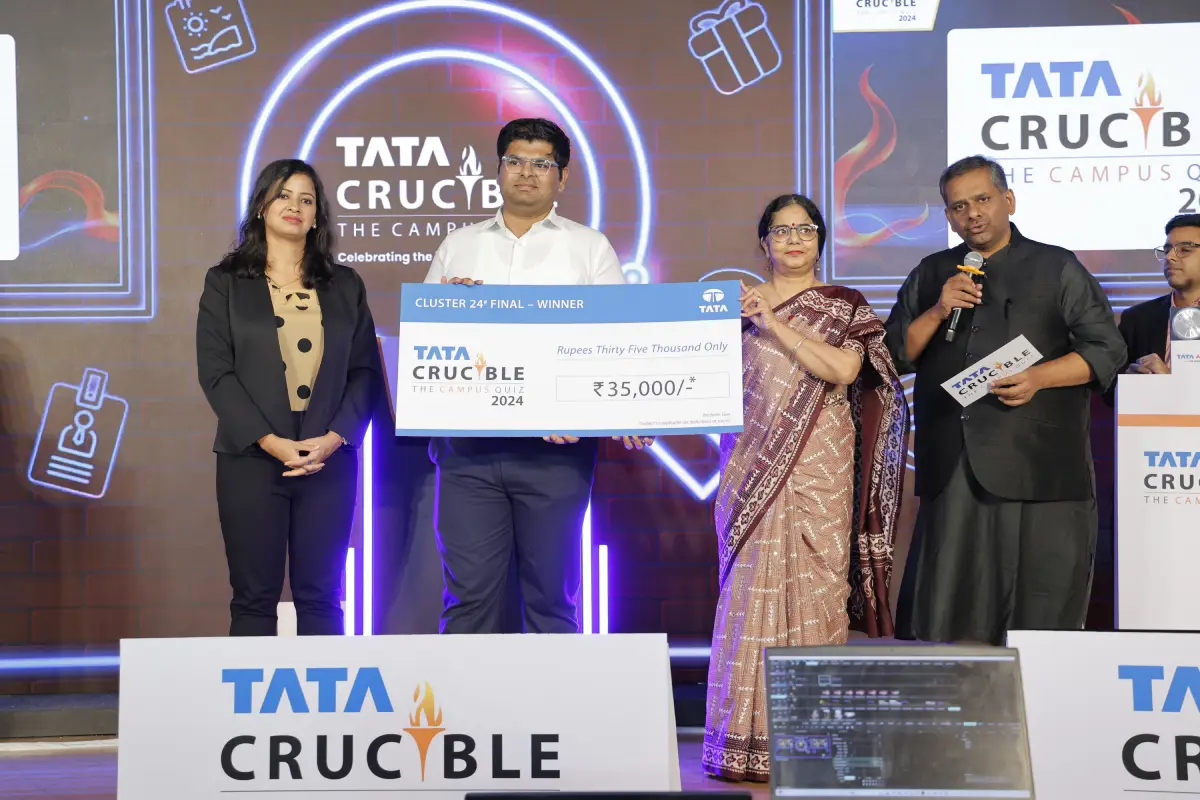 Tata Crucible Campus Quiz finals aman