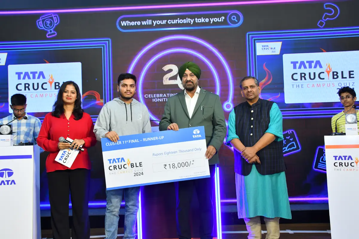 Tata Crucible Campus Quiz finals tarun