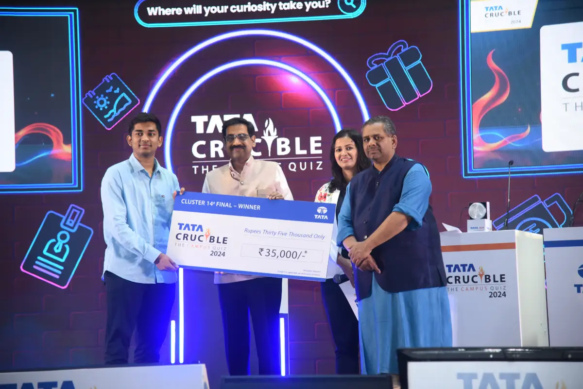 Tata Crucible Campus Quiz finals kashyap
