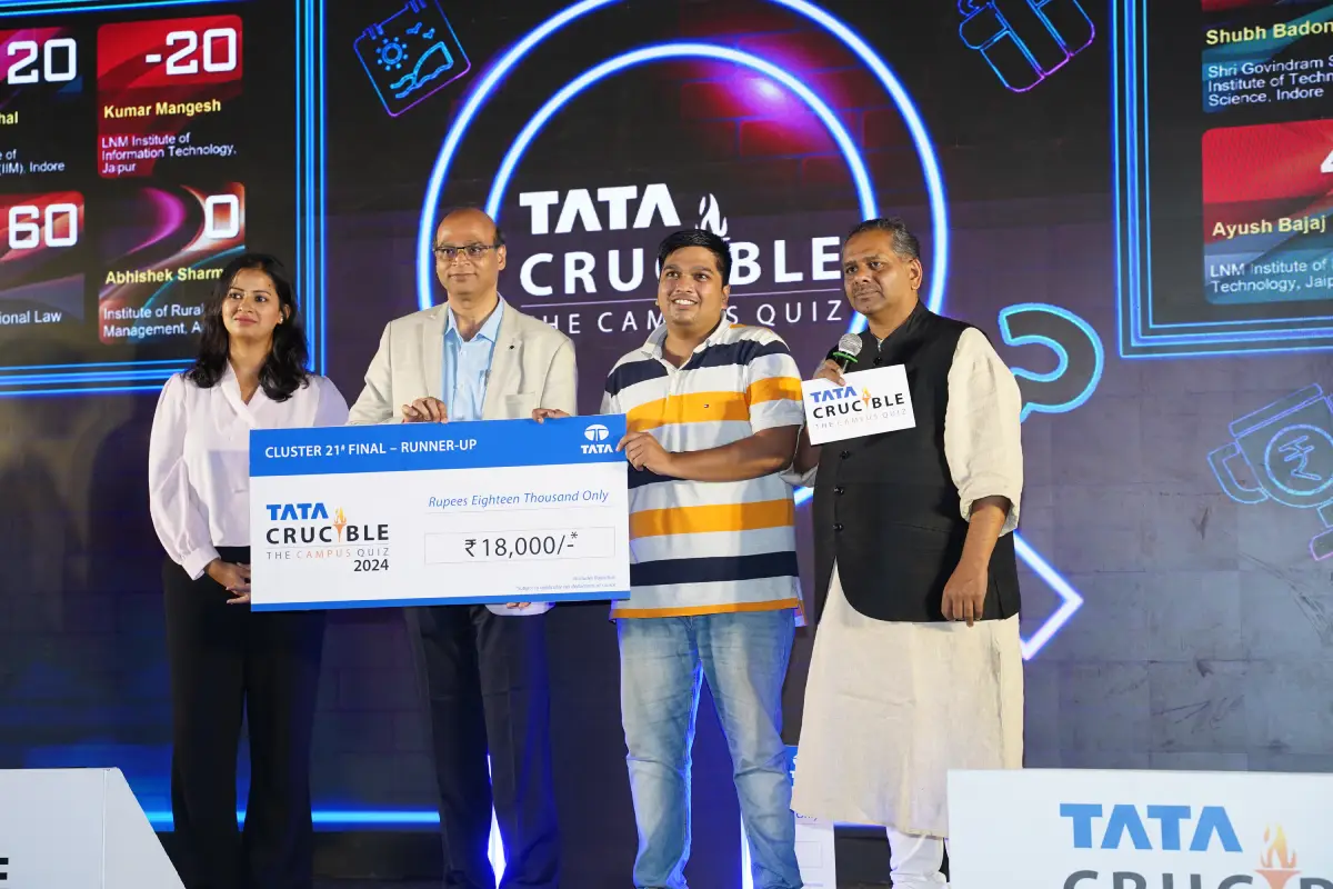 Tata Crucible Campus Quiz finals kumar