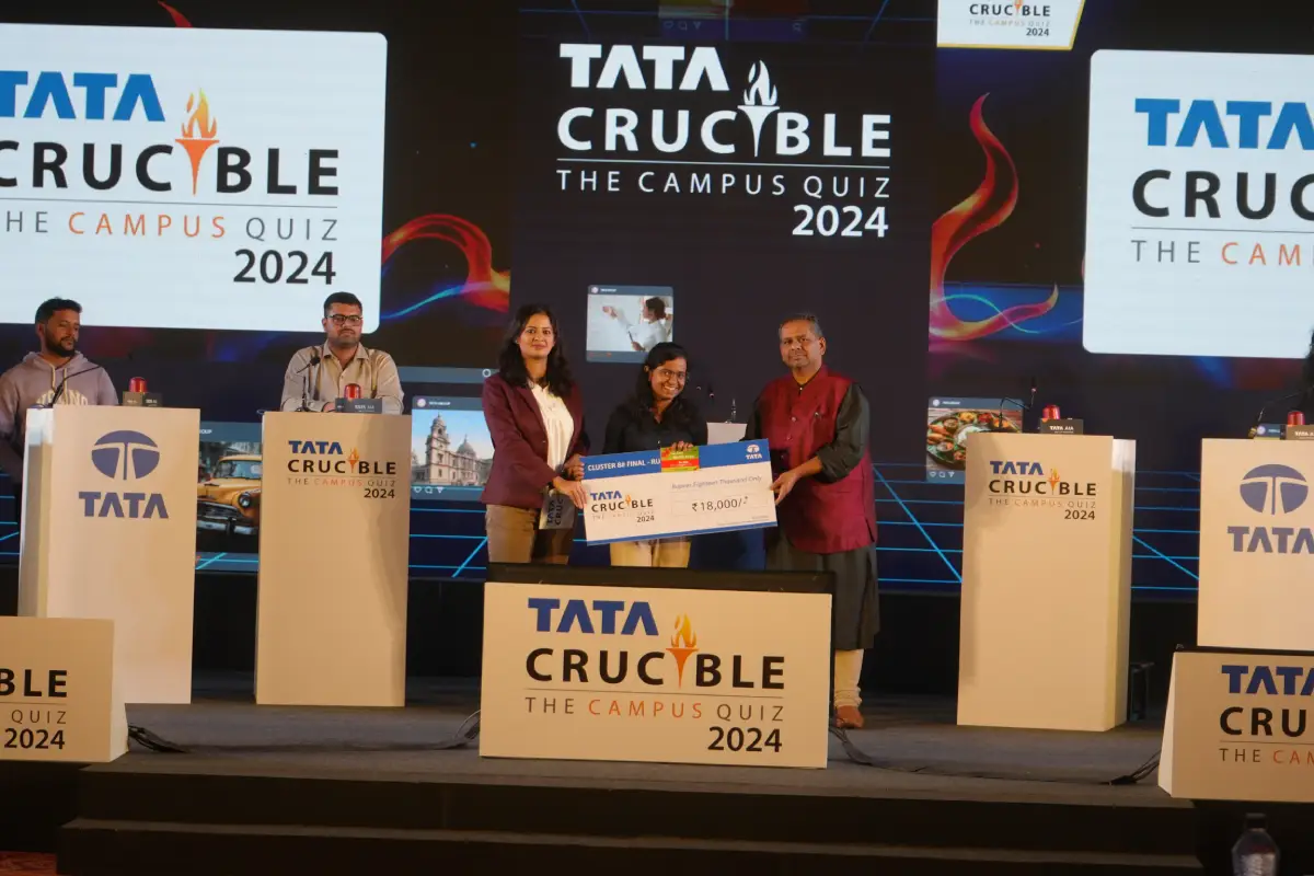 Tata Crucible Campus Quiz finals adarsh