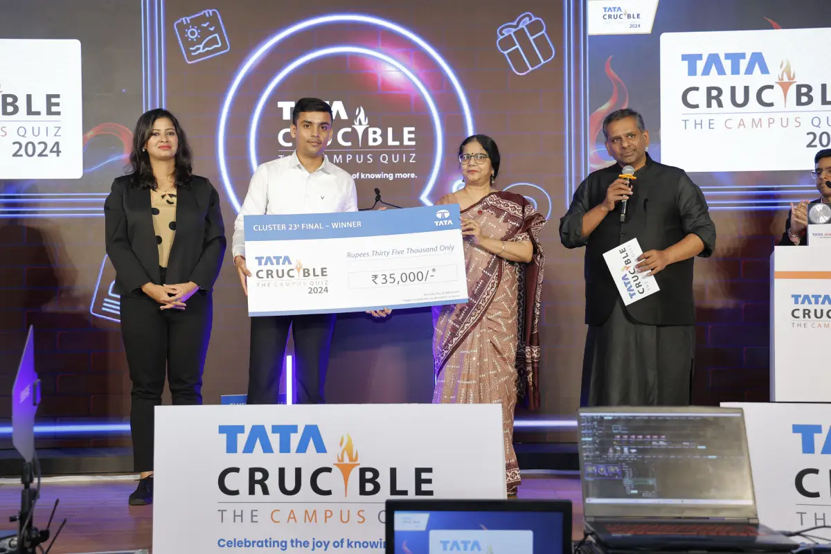 Tata Crucible Campus Quiz finals omkar