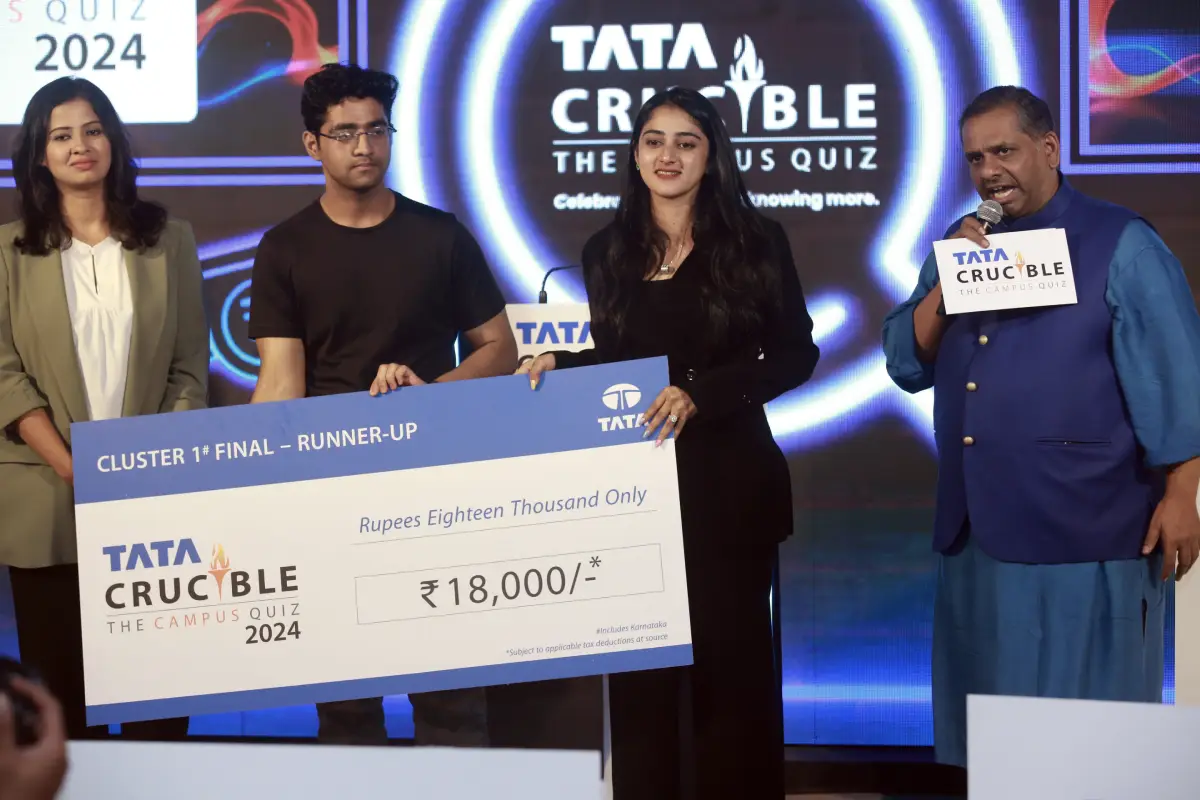 Tata Crucible Campus Quiz finals nikunj