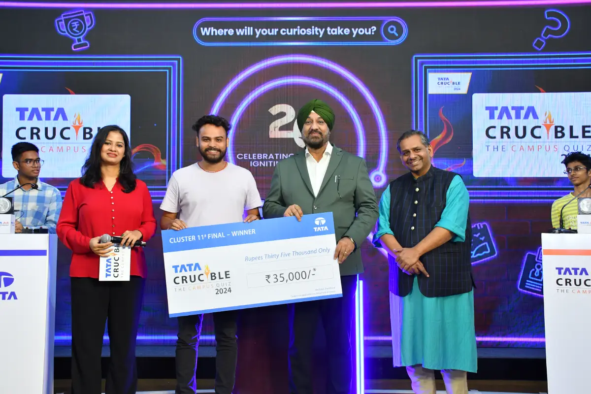 Tata Crucible Campus Quiz finals tarun