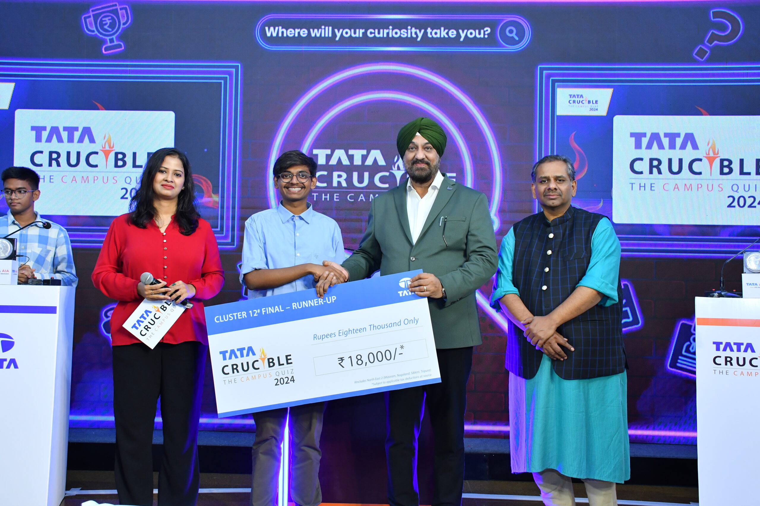 Tata Crucible Campus Quiz finals sumit