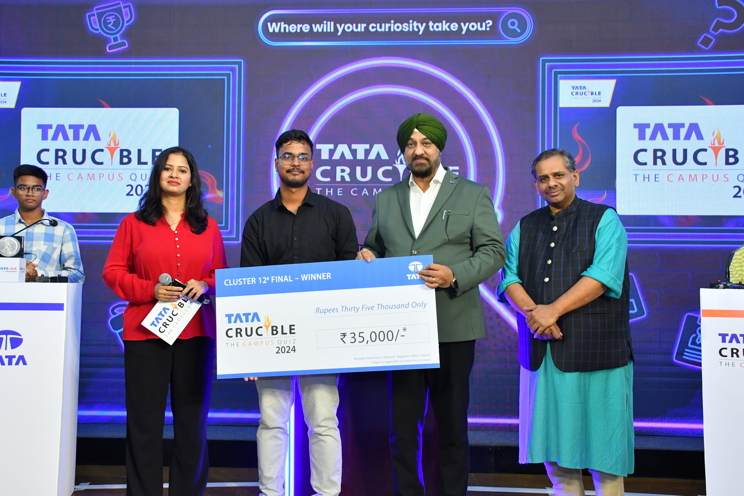 Tata Crucible Campus Quiz finals sumit